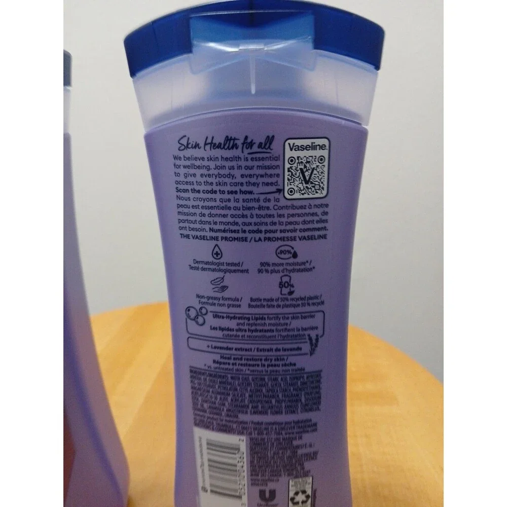 (2) Vaseline Intensive Care Calm Healing Lotion Lavender Extract 10oz Each